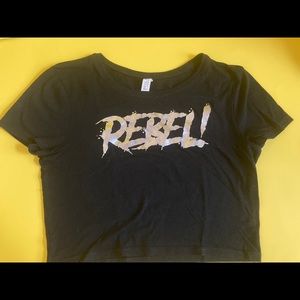 Rebel Athletic Cropped Tee XS/S